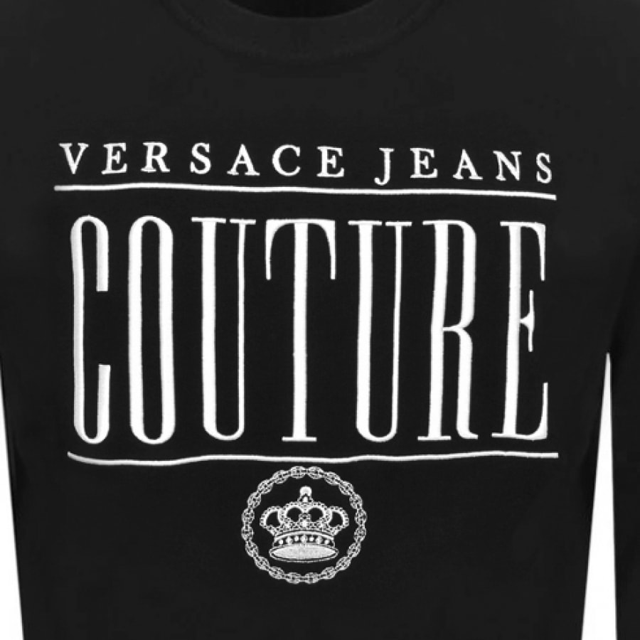 Alternative Image for ProductVersace Jeans Couture Logo Sweatshirt Black3